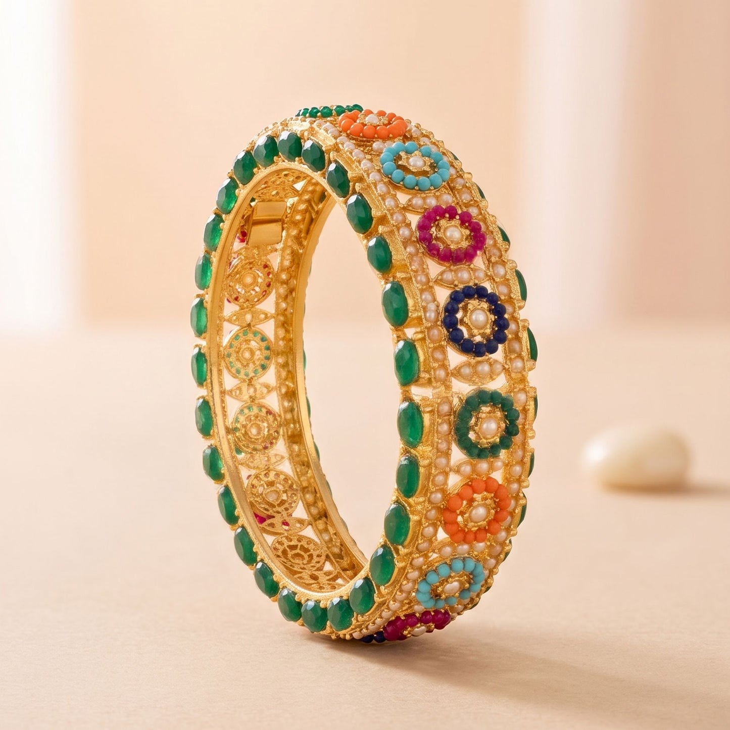 Premium Nauratan Pakistani Bangles Set