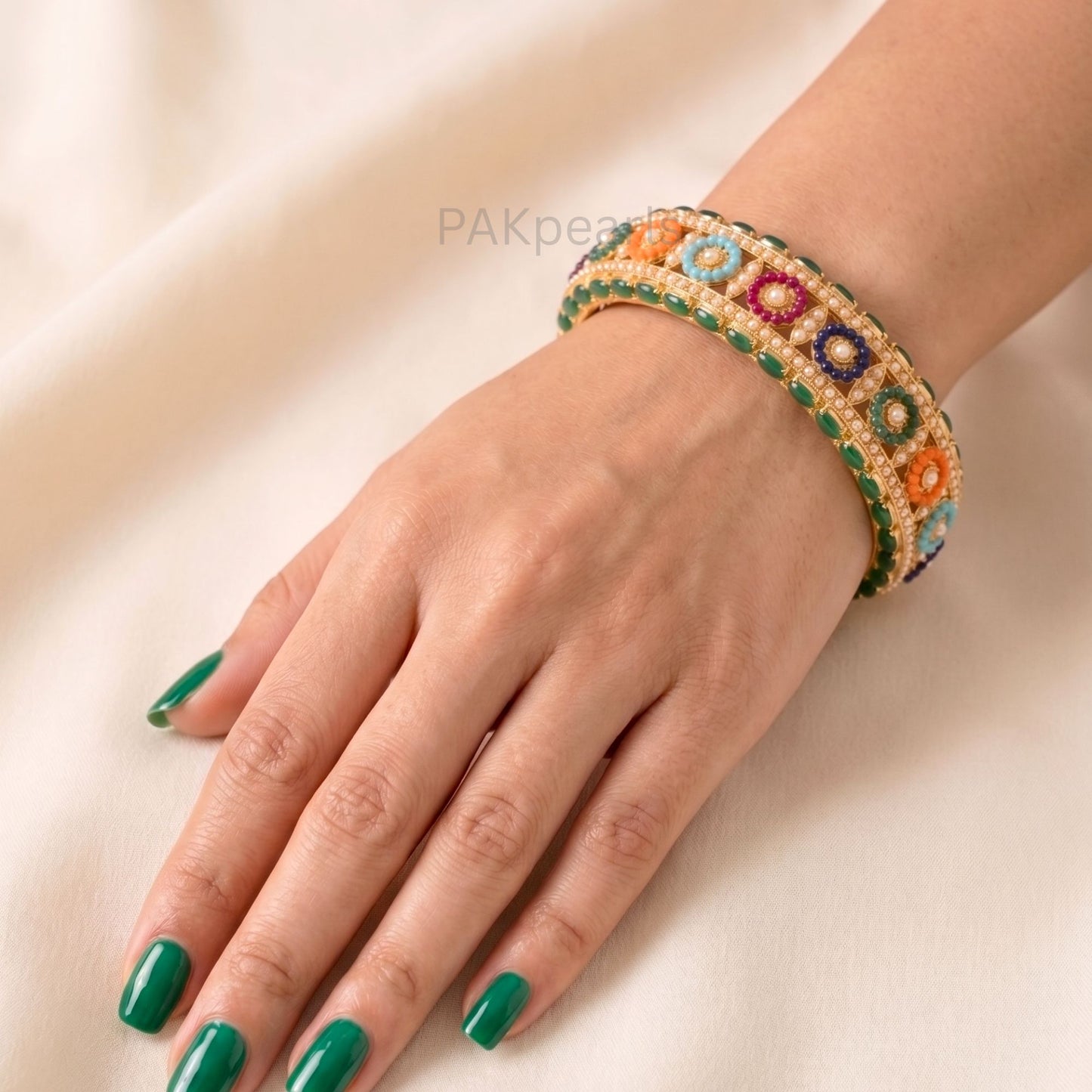 Premium Nauratan Pakistani Bangles Set