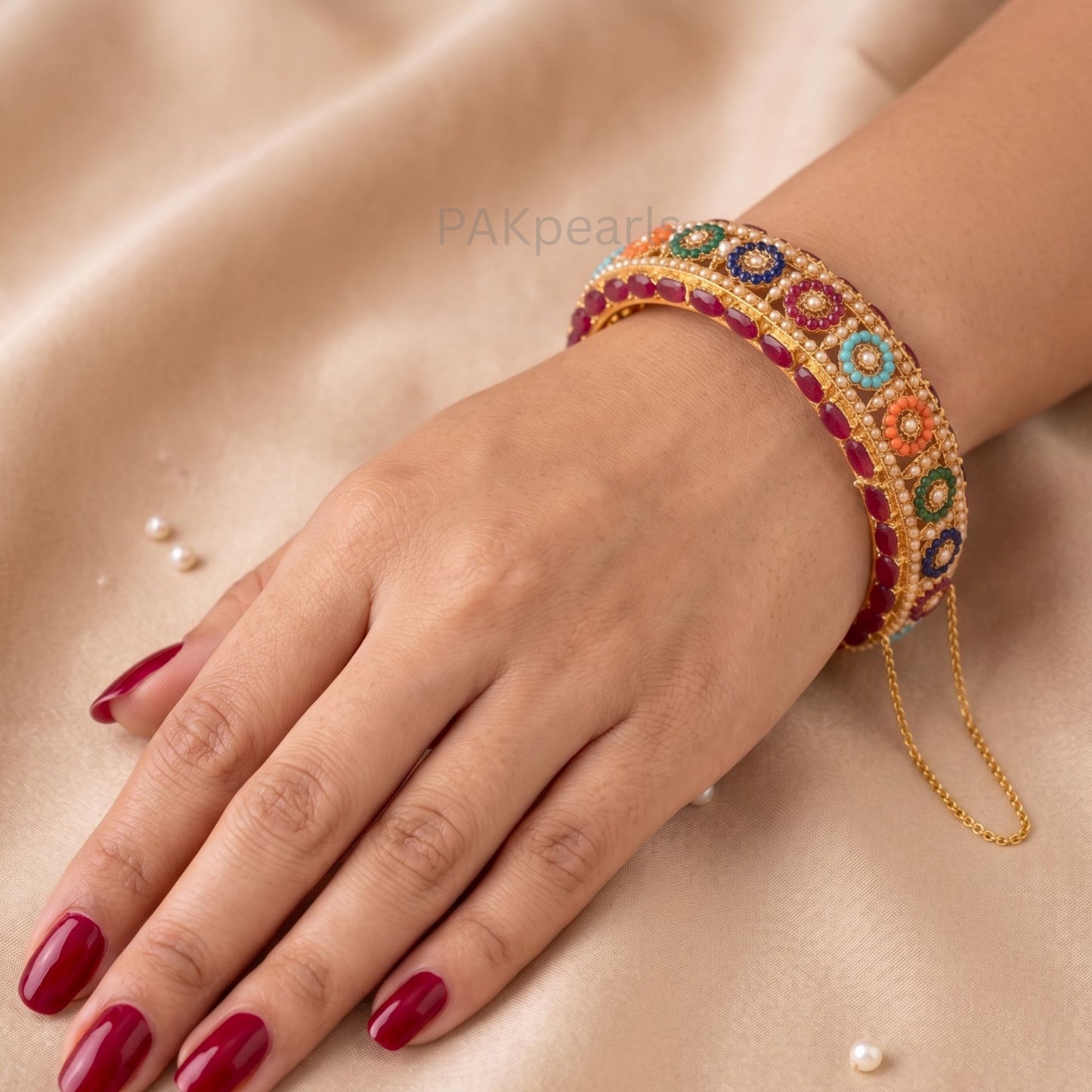 Premium Nauratan Pakistani Bangles Set