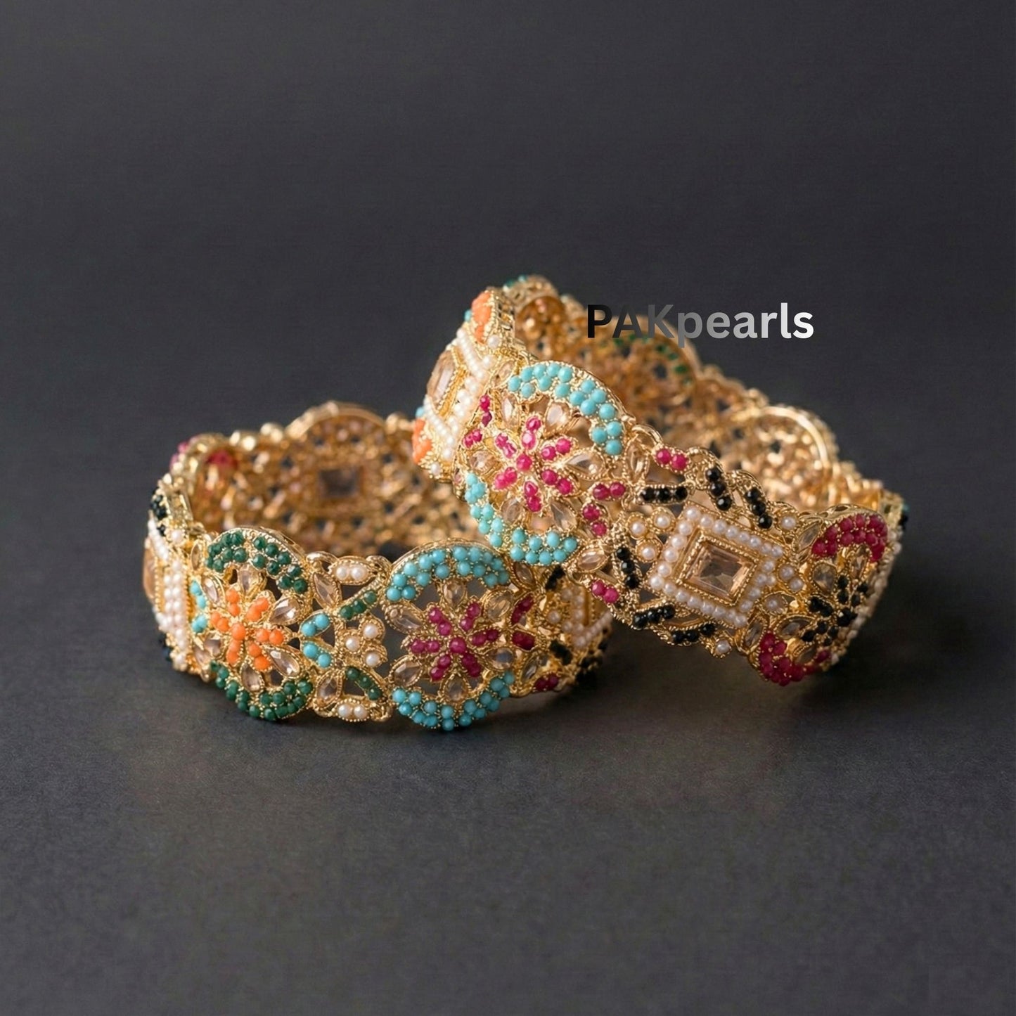 Navratan Openable Elegant Bangles