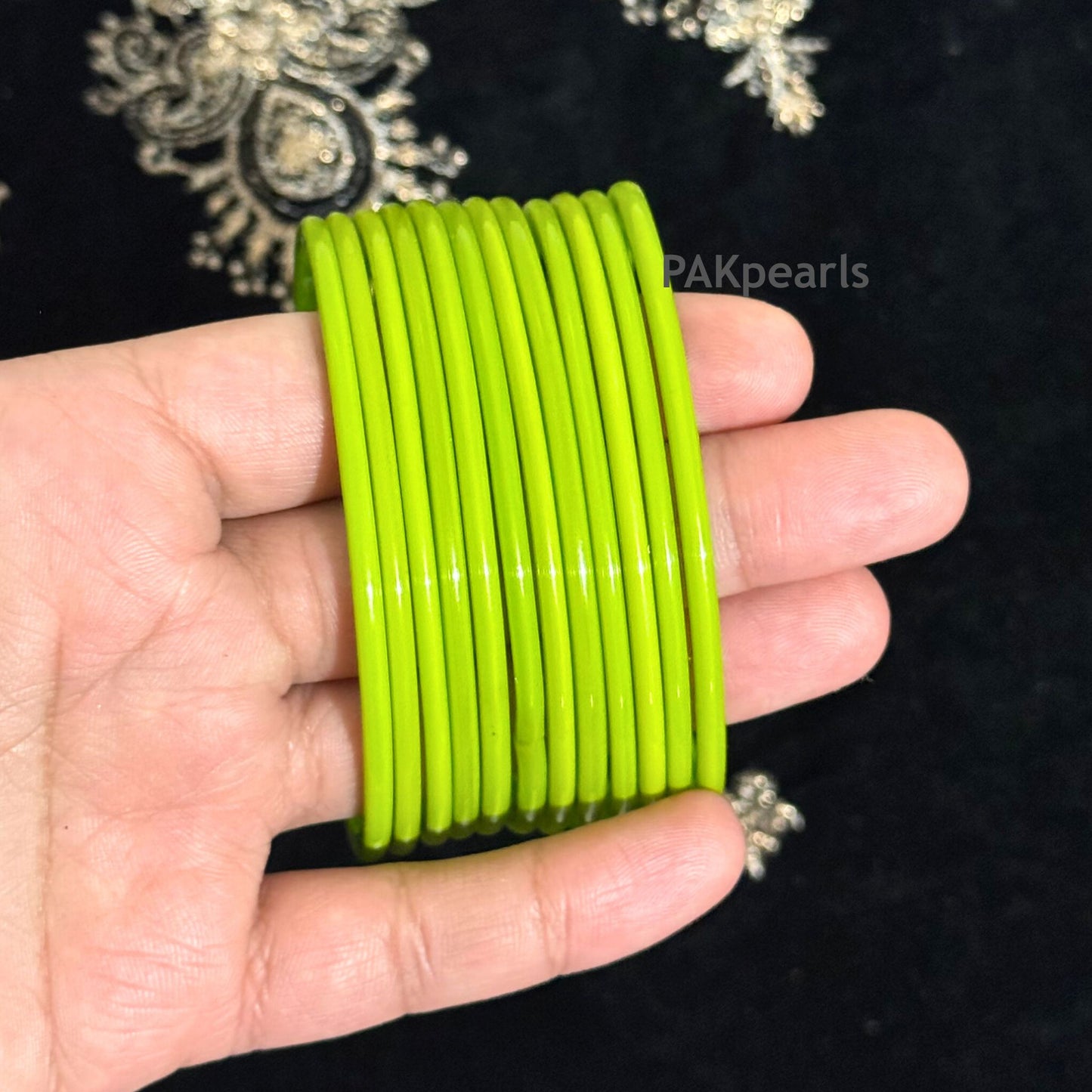 Parrot green bangles