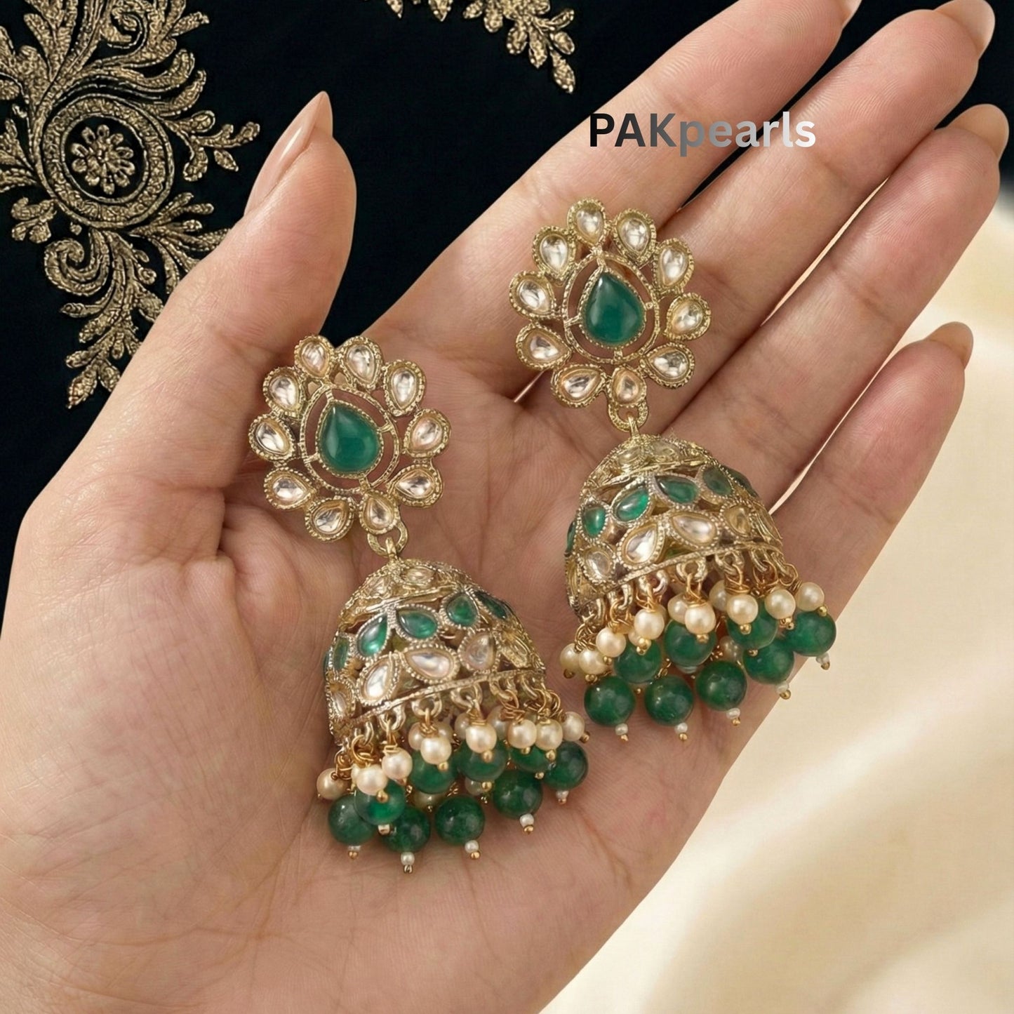 Polki Jhumka Earrings for Every Occasion