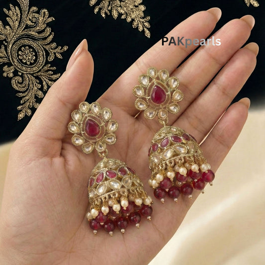 Polki Jhumka Earrings for Every Occasion