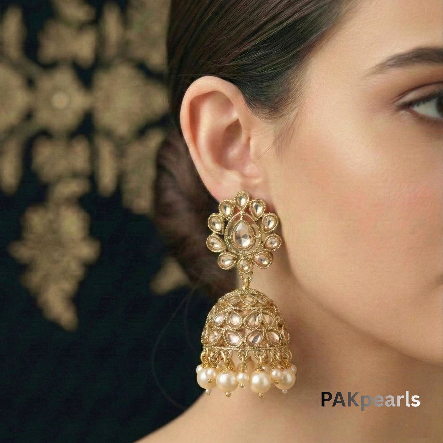 Polki Jhumka Earrings for Every Occasion